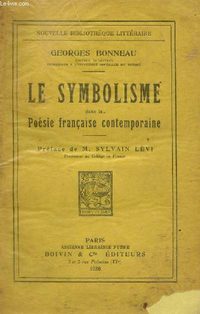 LE SYMBOLISME DANS LA POESIE FRANCAISE CONTEMPORAINE.