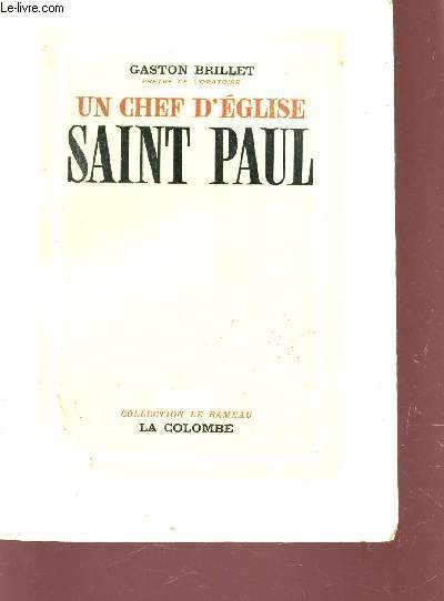 UN CHEF D'EGLISE SAINT PAUL