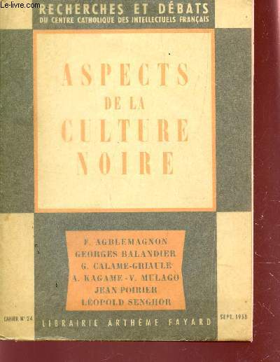 24 ASPECTS DE LA CULTURE NOIRE / COLLECTION 