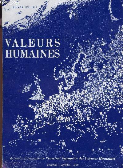 VALEURS HUMAINES - BULLETIN D'INFORMATION - N2 - DECEMBRE 1979 /