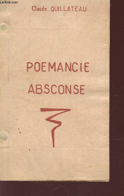 POEMANCIE ABSCONSE.