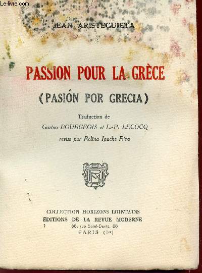 PASSION POUR LA GRECE - 