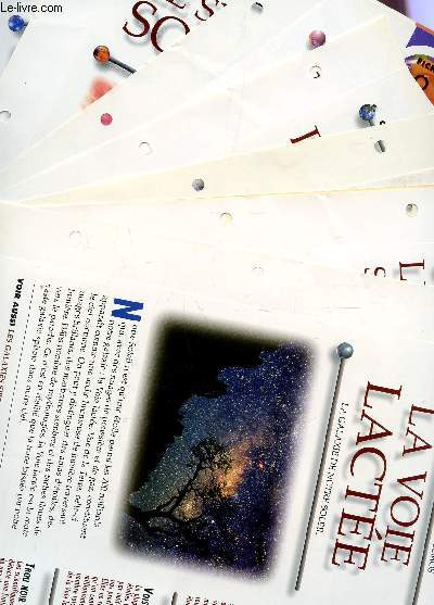 LOT DE 10 FICHES SUR LE COSMOS? GALAXIE? SYSTEME SOLAIRE ETC.... / COLLECTION ZAPPING (SOMMAIRE A CONSULTER DANS LA NOTICE).