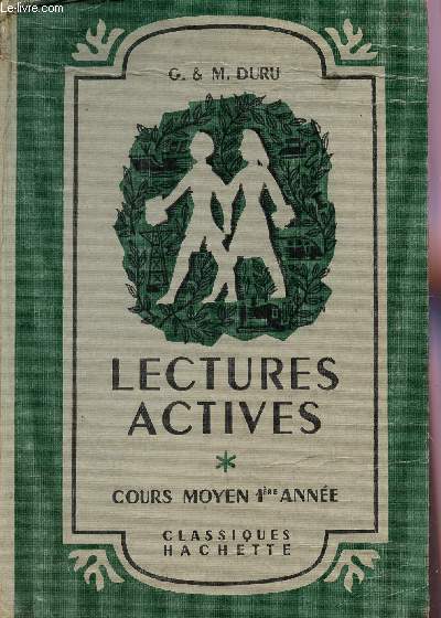 LECTURES ACTIVES - COURS MOYEN 1ere ANNEE.