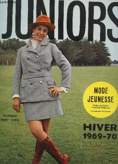 JUNIORS - N86 - MODE JEUNESSE - HIVER 1969-70.