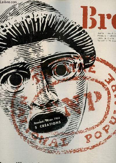 BREF - N79 - OCTOBRE 1964 / BRECHT CORNEILLE OSBRONE EURIPIDE SARTRE SHAKESPEARE ETC...
