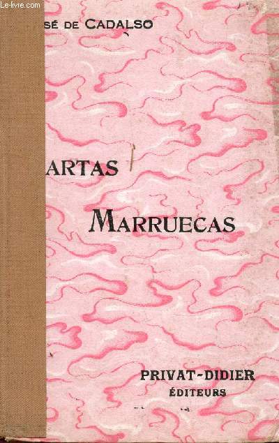 CARTAS MARRUECAS / AVEC ETUDE ET NOTES PAR M. MARCEL DUVIOLS / NOUVELLE EDITION.