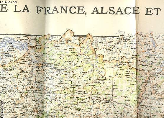 TOUT LE FRONT DE LA MER DU NORD A LA SUISSE :carte au 500,000e - comprenant le Nord-Est de la France, l'Alsace-Lorraine, la Belgique, le Grand-Duch de Luxembourg et les parties avoisinantes de la Hollande, de la Prusse Rhnane et du Palatinat Bavarois.