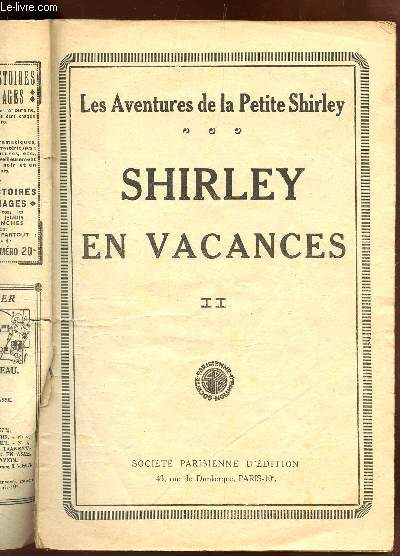 SHIRLEY EN VACANCES - VOLUME II / COLLECTION 