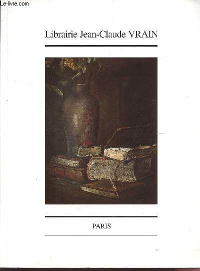 CATALOGUE 1996 : LITTERATURE DU XVIe AU XXe SIECLE, AUTOGRAPHES, AMNUSCRITS, VOYAGES, RELIURES PRECIEUSES ANCIENNES ET MODERNES, PORTRAITS D'ECRIVAINS, LIVRES D'ARTISTES, LIVRES ILLUSTRES.