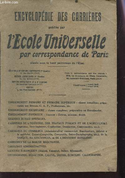 ENCYCLOPEDIE DES CARRIERES -