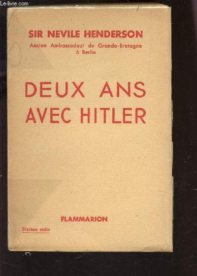 DEUX ANS AVEC HITLER.