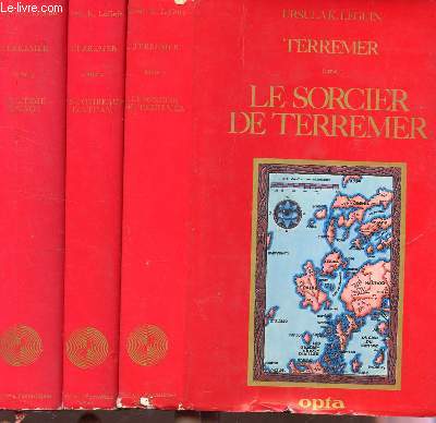 TERREMER - EN 3 TOMES / TOME I : LE SORCIER DE TERREMER + TOME II : LES TOMBEAUX D'ATUAN + TOME III : L4ULTIME RIVAGE.