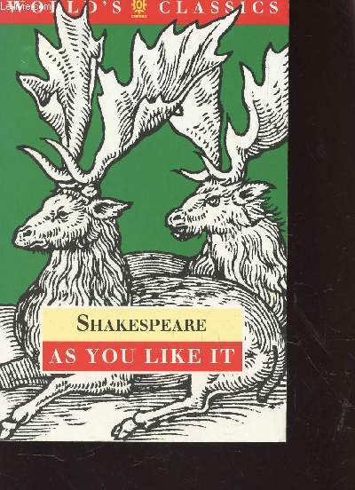 AS YOU LIKE IT - / COLLECTION WOLD'S CLASSICS.