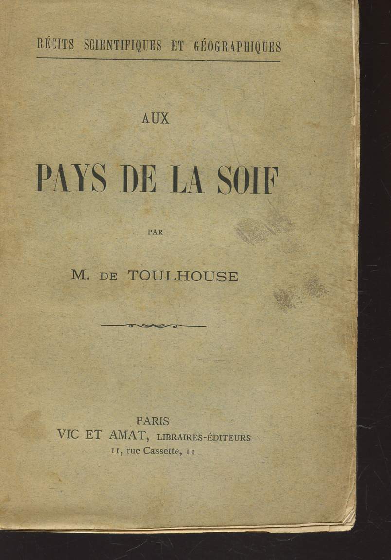 AUX PAYS DE LA SOIF / COLLECTION 