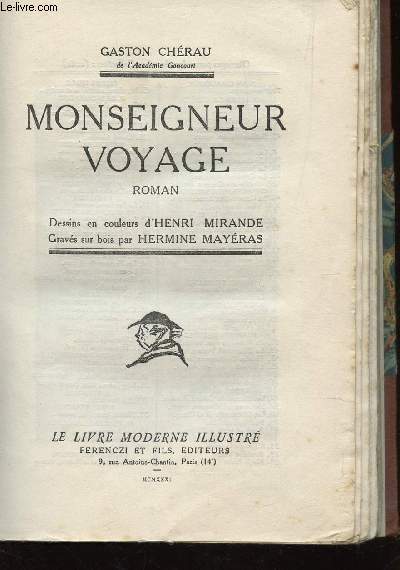 MONSEIGNEUR VOYAGE.