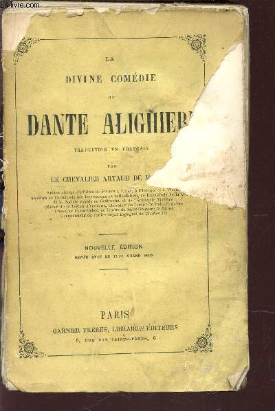 LA DIVINE COMEDIE DE DANTE ALIGHIERI