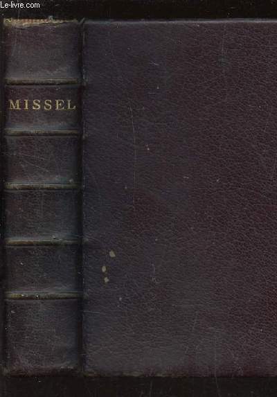 MISSEL ROMAIN - N1 - A L'USAGE DE FIDELES.