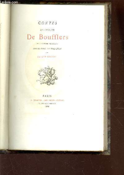 CONTES DU CHEVALIER DE BOUFFLERS.