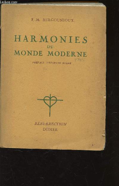 HARMONIES DU MONDE MODERNE / COLELCTIN 