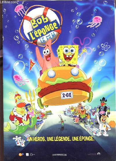 BOB L'EPONGE - LE FILM / PLAQUETTE DU FILM - SORTIE LE 9 FEVRIER 2005.