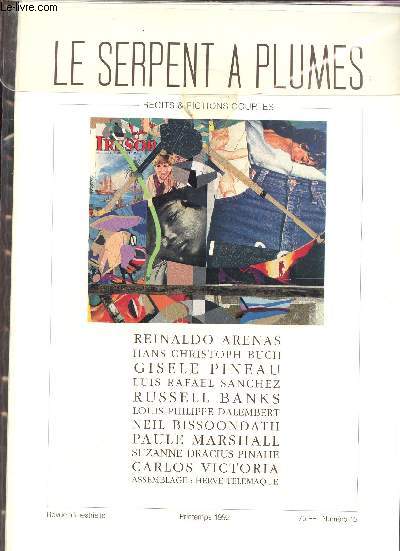 LE SERPENT PLUMES - RECITS EET FICTIONS COURTES / PRINTEMPS 1992 - NUMERO 15.