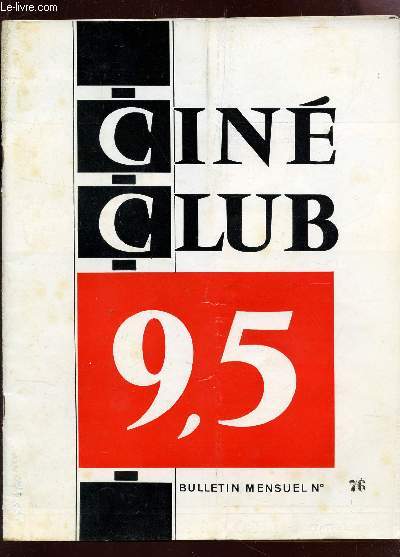 CINE CLUB 9,5 DE FRANCE / N76.