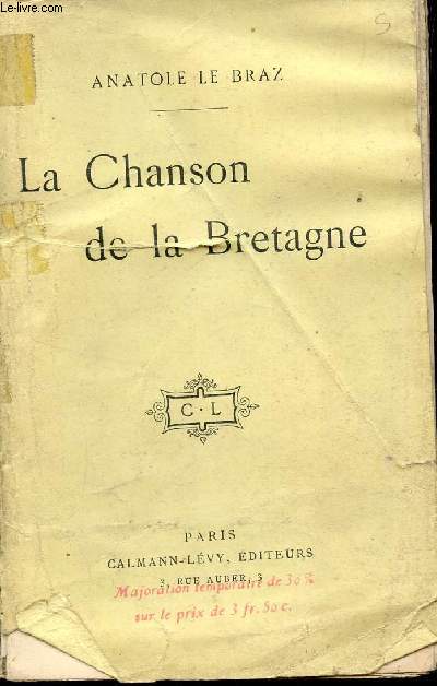 LA CHANSON DE LA BRETAGNE.