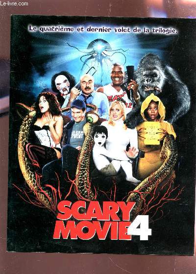 PLAQUETTE DE CINEMA : SCRAY MOVIE 4 - SORTIE NATIONALE LE 21 JUIN 2006 - AVEC ANNA FARIS, REGINA HALL, CRAIG BIERKO etc...