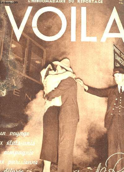 VOILA - N377 - 10 JUIN 1938 / LE GUIDE ROSE DES AMERICAINS - DOSSIERS SECRETS DE LA S.D.N. - DARLAN - LE CONCERT AUX PUCES - etc...
