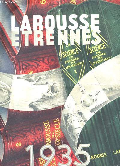 LAROUSSE ETRENNES 1935 + 1 BULLETIN DE COMMANDE VIERGE.