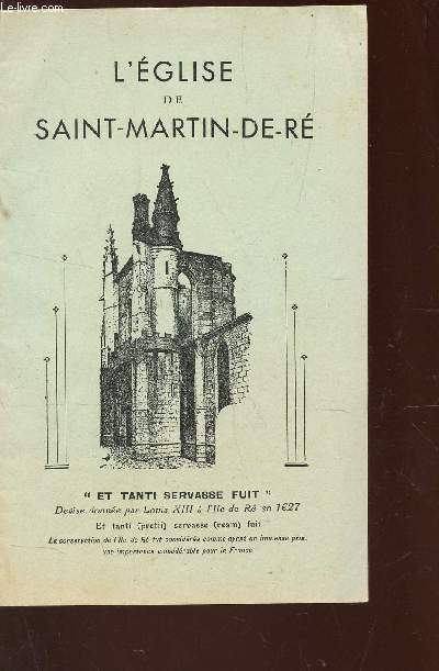 L'EGLISE DE SAINT MARTIN DE RE.
