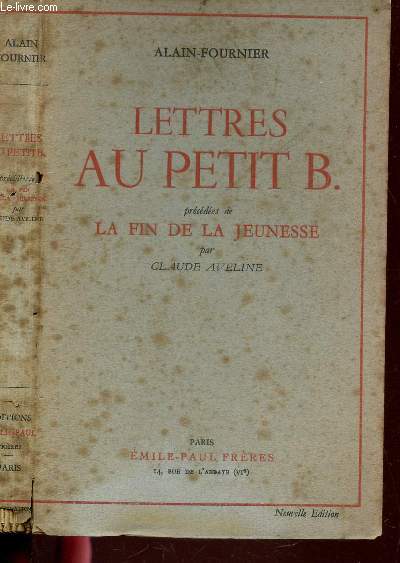 LETTRES AU PETIT B - PRECEDEES DE 