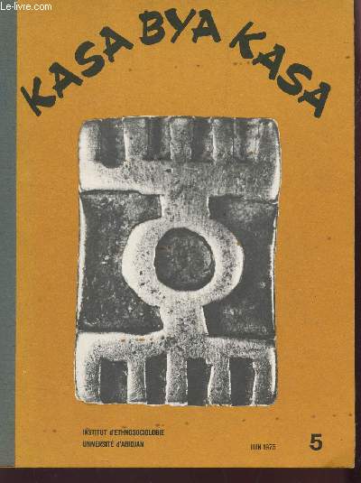 KASABYAKASA - TOME 5 - juin 1975 / NAHOUNOU DIGBEU alias Amde-pierre - pomes de Zgoua Nokan.