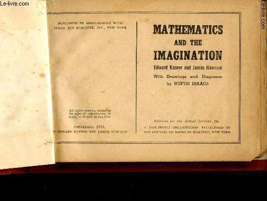 MATHEMATICS AND THE IMAGINATION