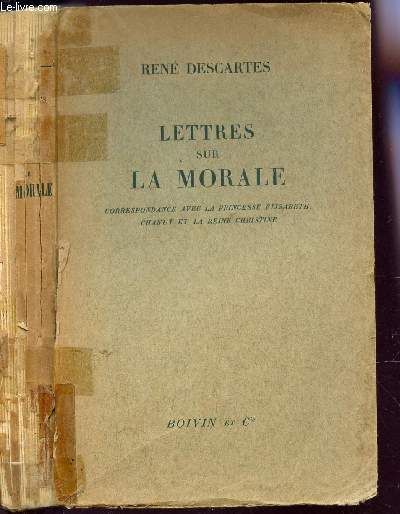 LETTRES SUR LA MORALE -