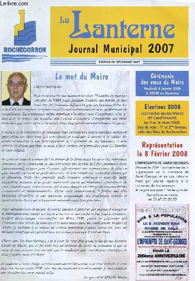 LA LANTERNE - JOURNAL MUNICIPAL DECEMBRE 2007.