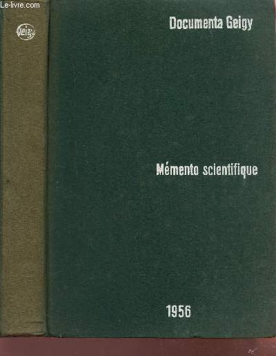MEMENTO SCIENTIFIQUE