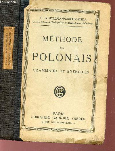 METHODE DE POLONAIS - GRAMMAIRE ET EXERCICES
