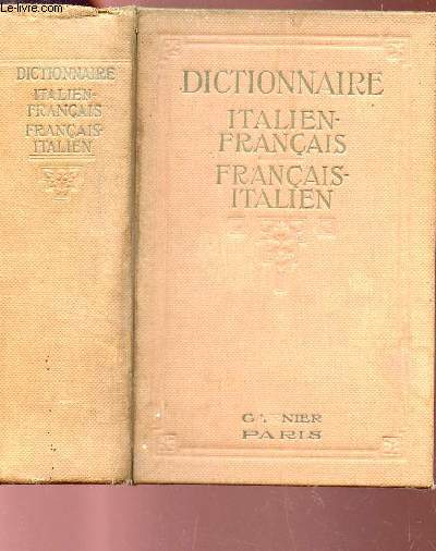 NOUVEAU DICTIONNAIRE ITALIEN-FRANCAIS ET FRANCAIS-ITALIEN