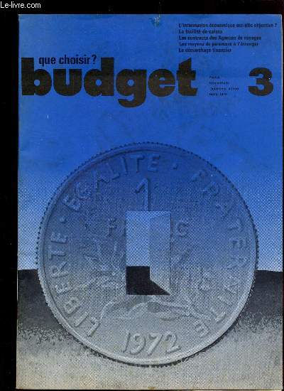 QUE CHOISIR? - N3 / BUDGET.