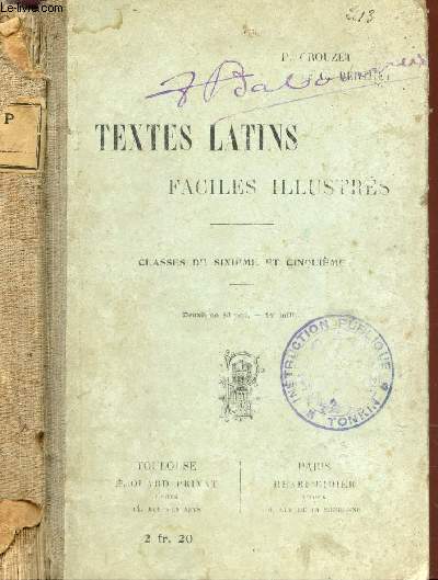 TEXTERS LATINS FACILES ILLUSTRE / clasees de 6e et 5e / 2e EDITION.