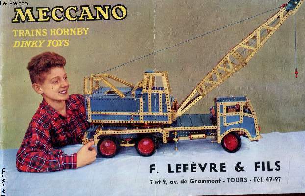 MECCANO - trains HORNY - DINKY TOYS / CATALOGUE : LA MECANIQUE EN MINIATURES.