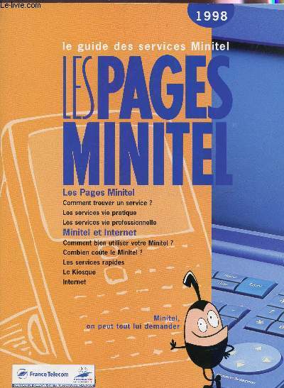 LE GUIDE DES SERVICES MINITEL - LES PAGES INITEL - 1998