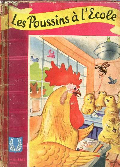 LES POUSSINS A L'ECOLE