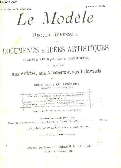 LE MODELE - 2e ANNEE - N20 - 15 octobre 1895 / COMPLET.
