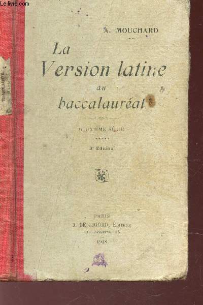 LA VERSION LATINE AU BACCALAUREAT -