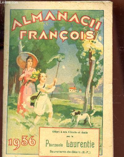 ALMANACH FRANCOIS - ANNEE 1936.