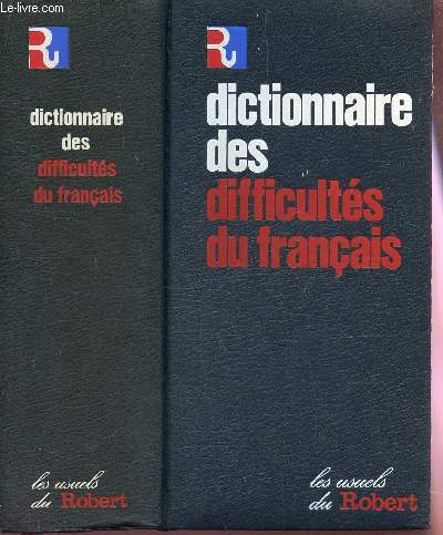 DICTIONNAIRE DES DIFFICULTES DU FRANCAIS