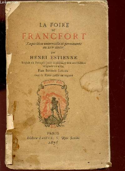 LA FOIRE DE FRANCFORT -  / PETITE COLLECTION ELZEVIRIENNE.